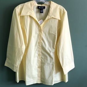 DENIM & CO. LONG SLEEVE BLOUSE